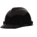 11 X MSA VGARD BLACK HARD HATS