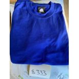 20 X ORN DELUXE ROYAL BLUE TEE SHIRTS MEDIUM