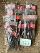 100 X KENNEDY SDS-PLUS HAMMER DRILL BITS 11.0MM X 160MM