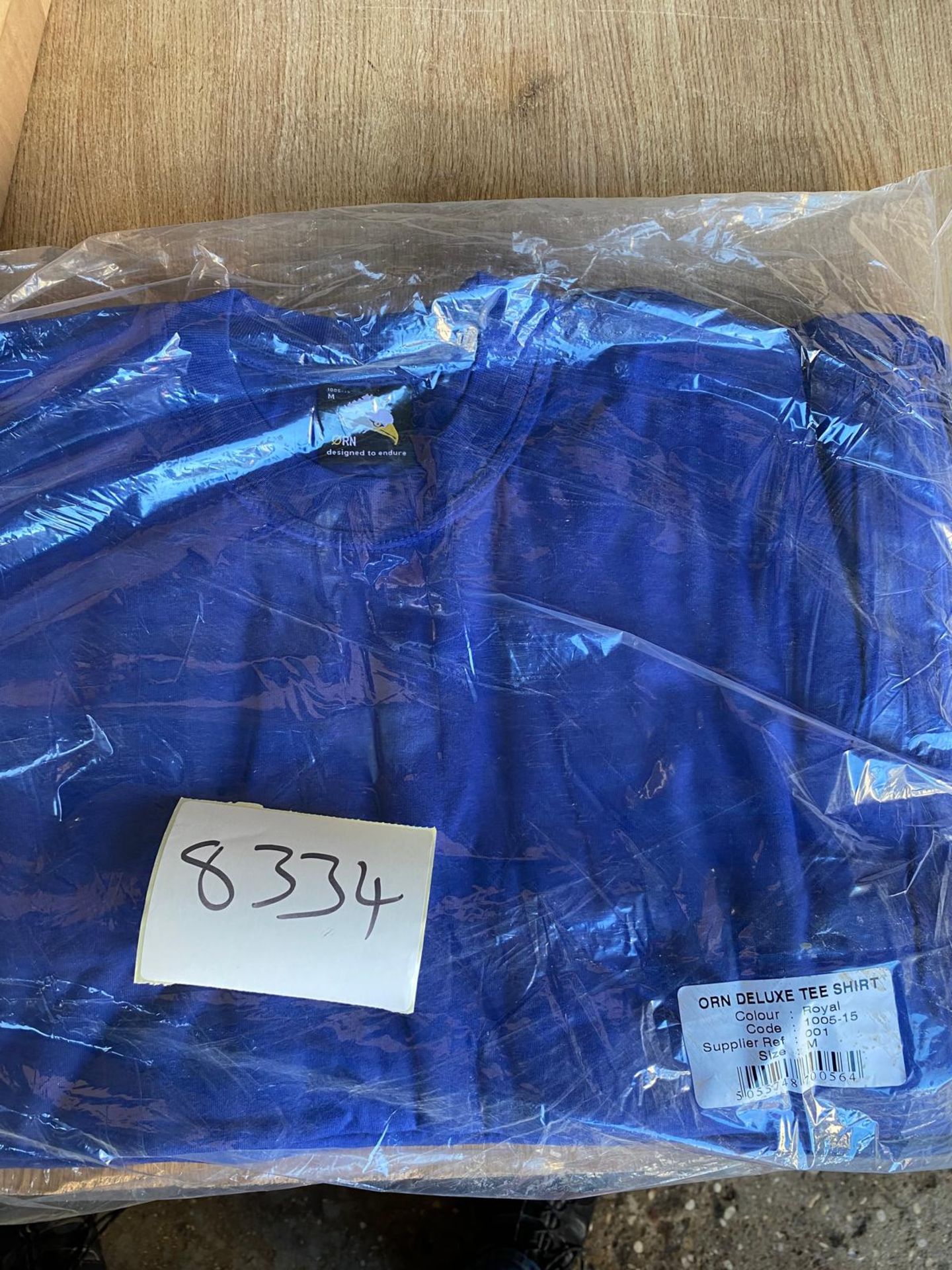 10 X ORN DELUXE ROYAL BLUE TEE SHIRTS MEDIUM