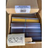 100 SELF ADHESIVE TICKET HOLDERS 38X200MM