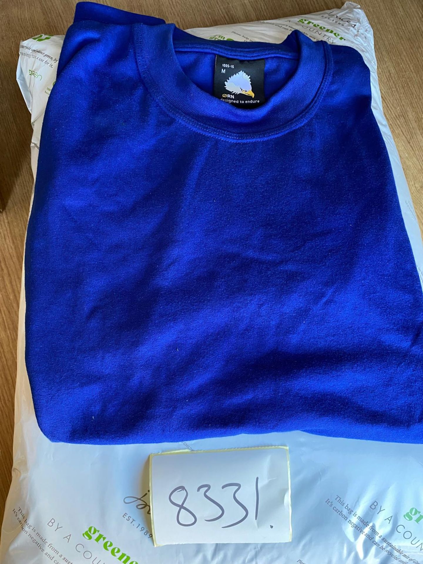 20 X ORN DELUXE ROYAL BLUE TEE SHIRTS MEDIUM