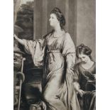 Eleven antique classical and biblical themed prints: After Sir Joshua Reynolds (1723-1792); John