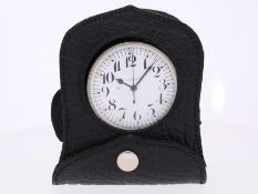 Taschenuhr: übergroße Doxa Militäruhr der Kavallerie, mit Ledertasche/Satteltasche, um 1920