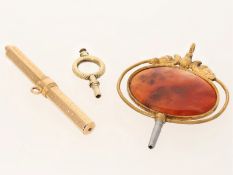 Konvolut von 3 seltenen Spindeluhrenschlüsseln