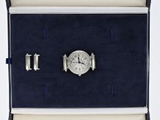 Armbanduhr: hochwertiges vintage Automatik-Chronometer "Forget Geneve" mit Originalbox, new-old-stoc