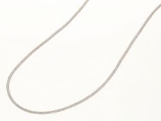 Kette/Collier: weißgoldene Schlangenkette aus dem Hause Wempe, 18K