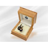 Hochwertiger Fabergé Emaille-Anhänger mit dem Hamburger Landeswappen, 18K Gold, limitiert auf 125 St