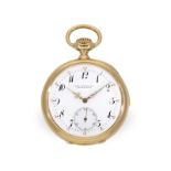 Taschenuhr: hochfeine Genfer Präzisionstaschenuhr mit Minutenrepetition, Piguet um 1900