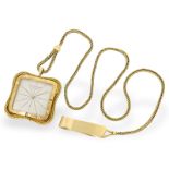 Taschenuhr/Frackuhr: extrem seltene Patek Philippe "Gilbert Albert" mit originaler Gay Frères Uhrenk