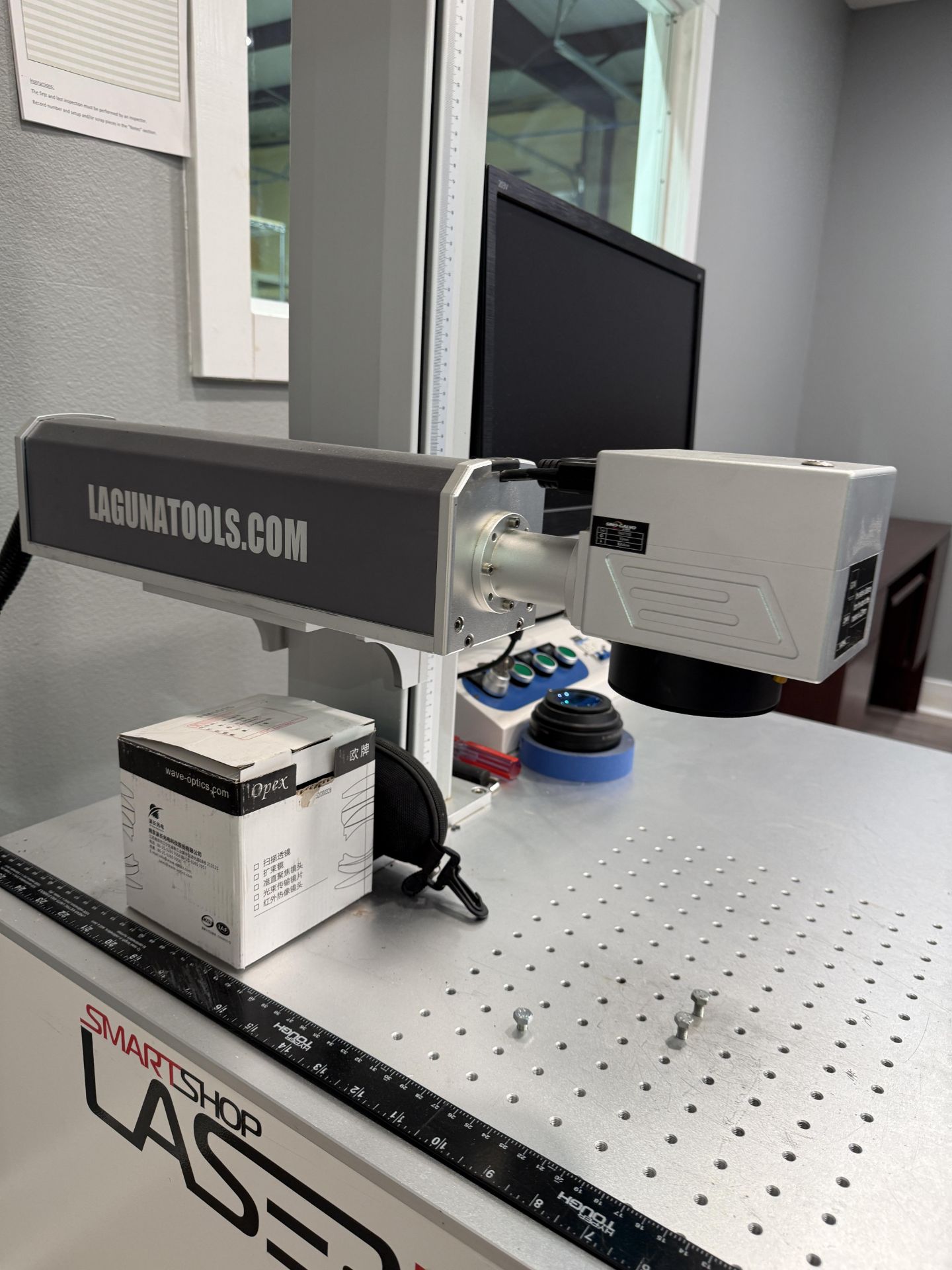 Laguna Smartshop Laser OM Laser Engraver With PC & Monitor, Control Various Extras With Small Rotary - Image 4 of 18