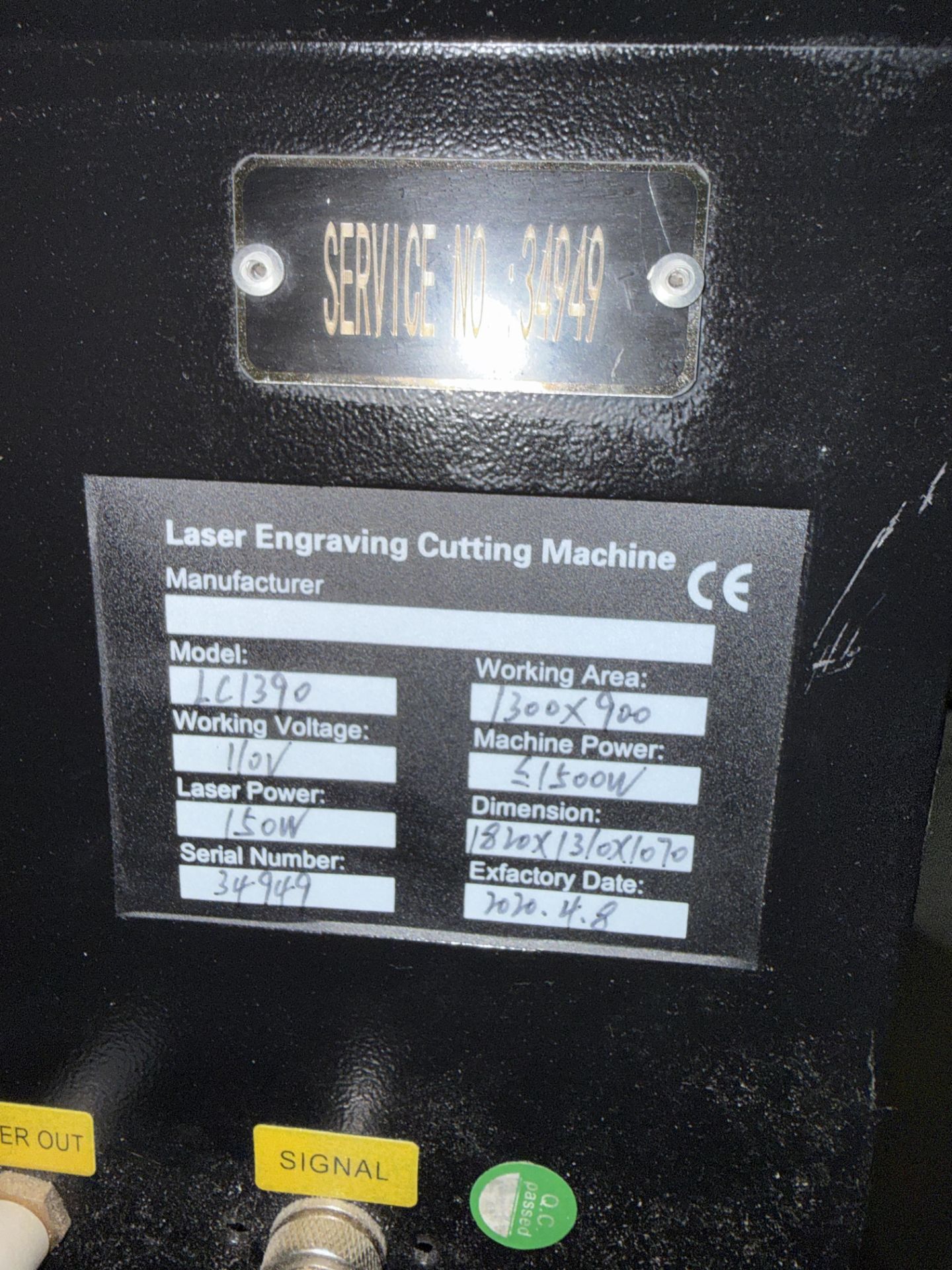 2020 Laguna Model LC-390 Smartshop Laser EX Engraver/Cutter With Fume Extractor, Industrial - Image 10 of 23