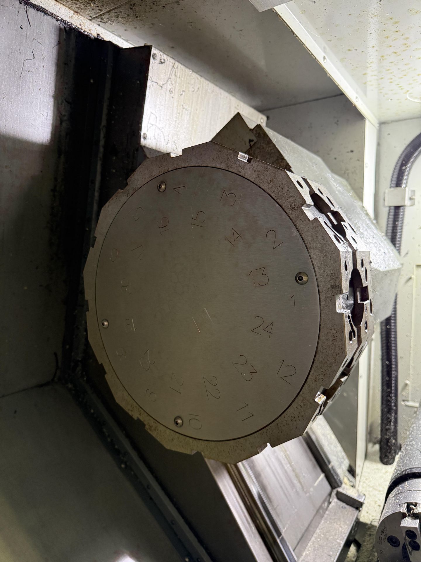 2019 Haas ST-25Y CNC Lathe With Y Axis Live Tooling, 10" 3-Jaw Chuck, Tool Presetter, Sub Spindle - Image 24 of 30