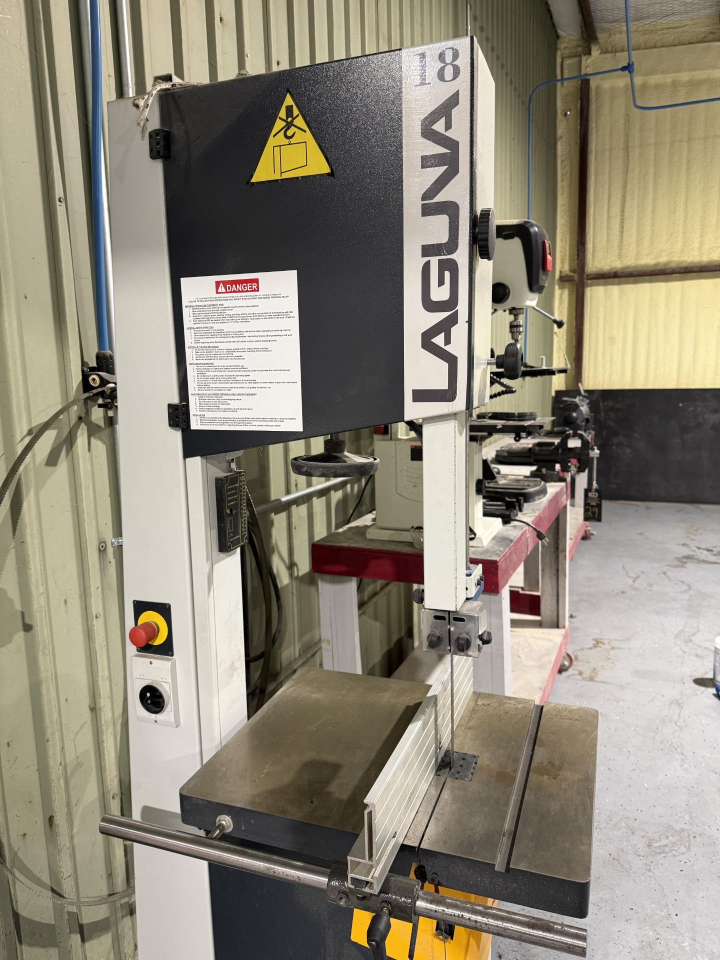 2019 Laguna 18 Vertical Bandsaw Model LT18 - Image 7 of 10