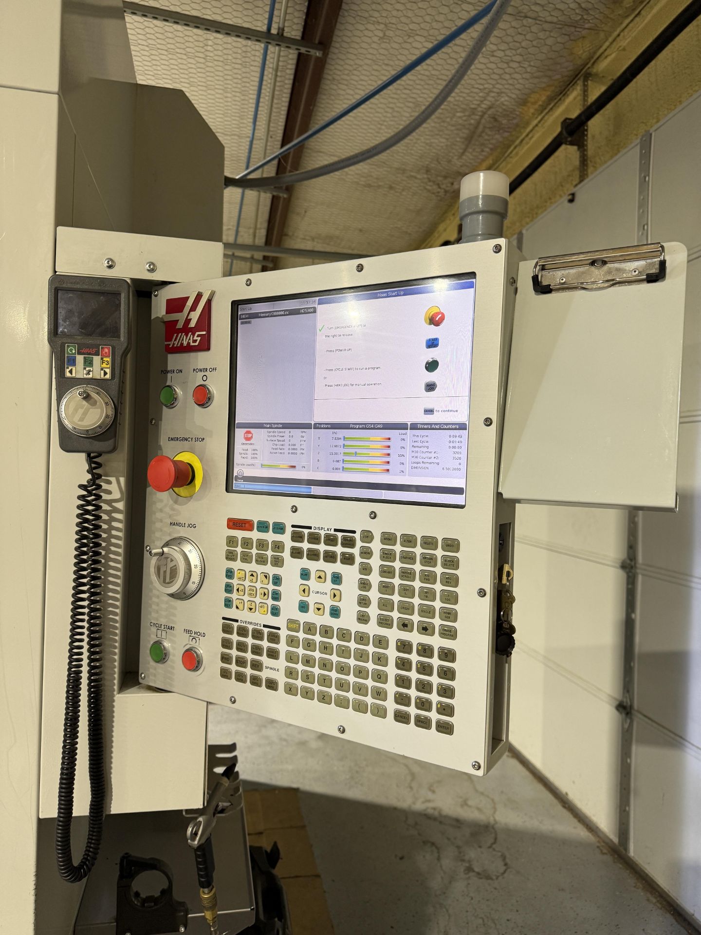 2019 Haas UMC 750SS, 5-Axis Vertical Machining Center, Haas Control, USB, Remote Jog, P-Cool, - Image 6 of 31