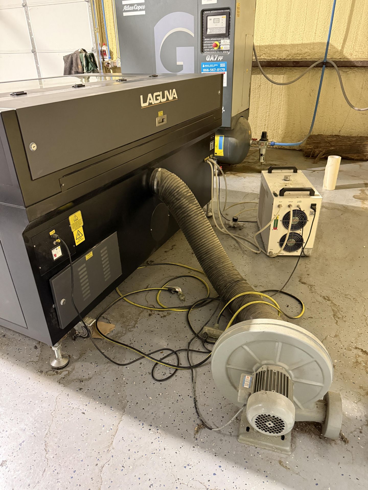 2020 Laguna Model LC-390 Smartshop Laser EX Engraver/Cutter With Fume Extractor, Industrial - Image 6 of 23