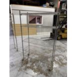 5 Tier Heavy Duty Rolling Wire Rack 48" x 18" x 73 1/2"