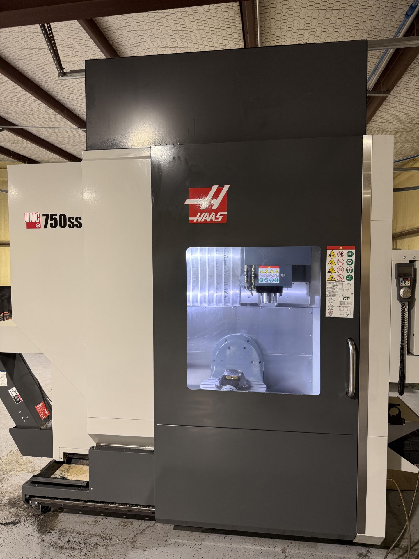 2019 Haas UMC 750SS, 5-Axis Vertical Machining Center, Haas Control, USB, Remote Jog, P-Cool, - Image 3 of 31