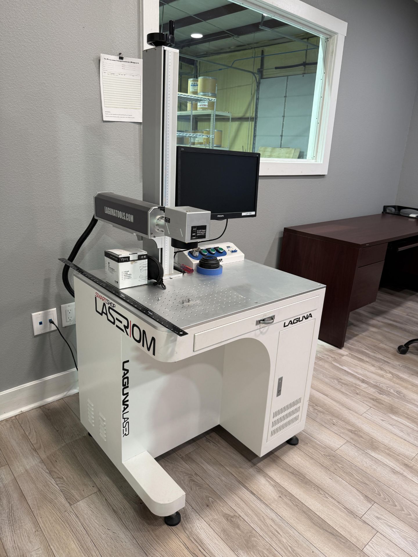 Laguna Smartshop Laser OM Laser Engraver With PC & Monitor, Control Various Extras With Small Rotary - Image 2 of 18