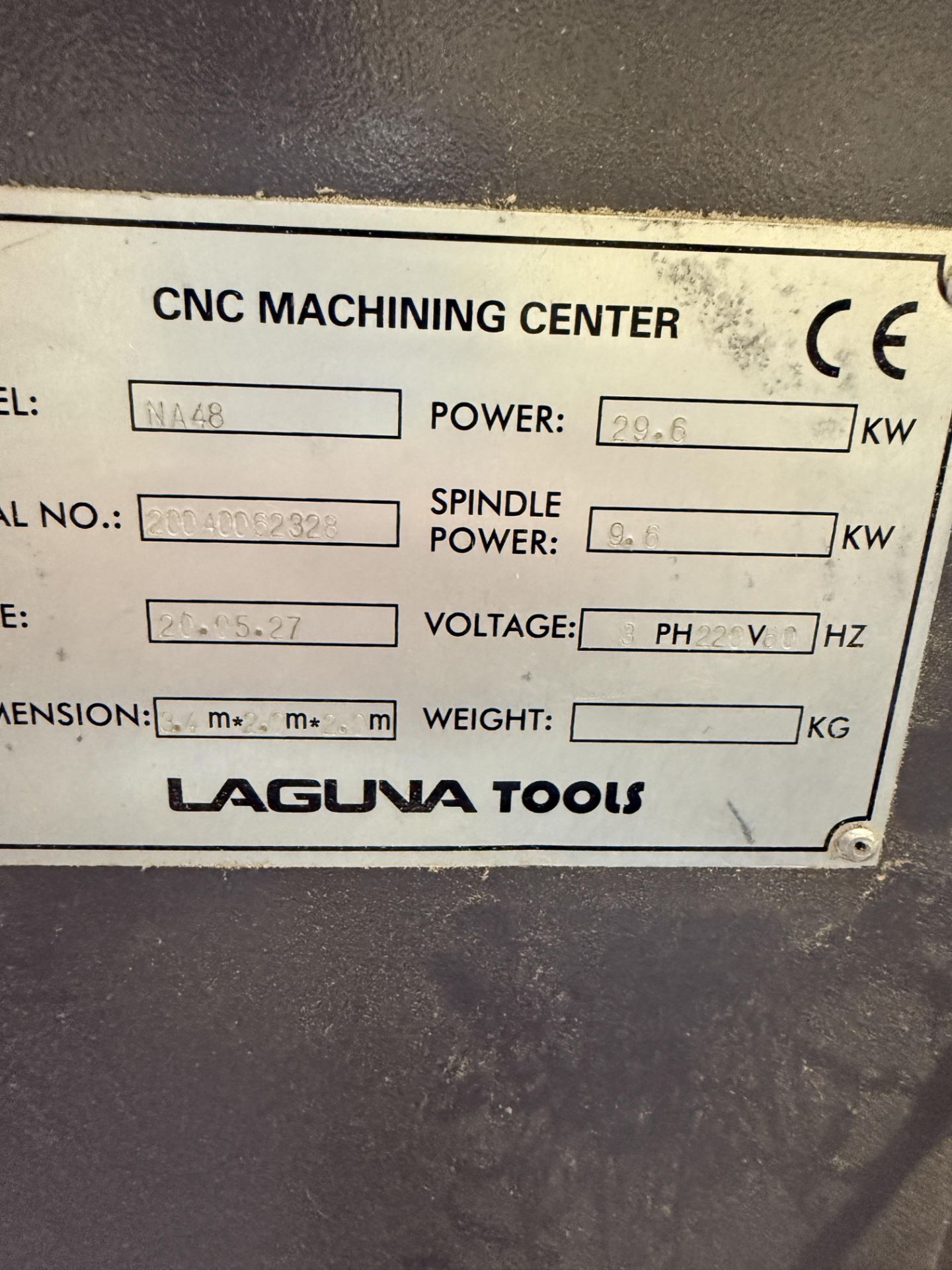 2020 Laguna Model NA48 Smart Shop | SUV CNC Router, 8 Station Tool Holder, 6 Vacuum Sections, - Image 16 of 28