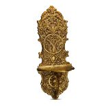 AN OTTOMAN CARVED AND GILDED WOOD TURBAN STAND, KAVUKLUK, 19TH CENTURY