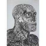 Dame Elisabeth Frink RA (1930-1996) Head I, 1988, (Wiseman CR143) screenprint in 2 colours, on BFK