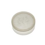 Rene Lalique, D'Orsay 4 Les Lys, a clear and frosted glass powder box and cover, designed in 1922,