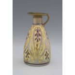 Richard Joyce for Pilkington, a Royal Lancastrian lustre vase, 1909, single handled conical bottle