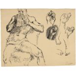 Pablo Picasso; Étude pour "Joueur de flûte de Pan"