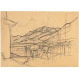 Alberto Giacometti; Le Lac de Sils depuis la maison des Giacometti à Maloja