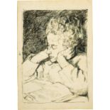 Alberto Giacometti; Bruno Giacometti lisant (recto) - Nils in viaggio (verso)