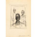 Alberto Giacometti; Triple portrait de Pierre Loeb II