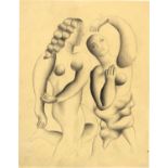 Fernand Léger; Deux Femmes - Étude pour les deux danseuses
