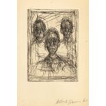 Alberto Giacometti; Triple portrait de Pierre Loeb I