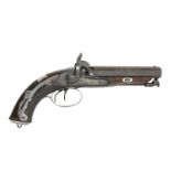 A Very Rare And Fine Needham's Patent 32-Bore Double Barrelled Pistol