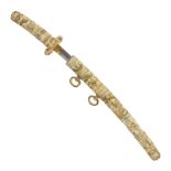 A Stunning Carved Ivory Ornamental Wakizashi
