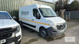 Vauxhall Movano 35 F3500 L2 H2 BiTurbo 2,299cc, 6 Speed Manual, Panel Van, Registration No. EJ64