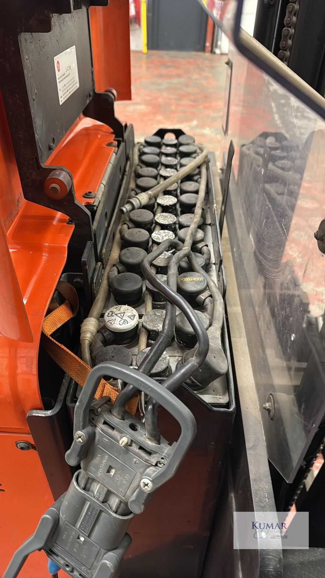 BT Model SPE125, Pedestrian Battery Operated Fork Lift Truck, Rated Capacity 750Kg, Serial No. - Image 8 of 17