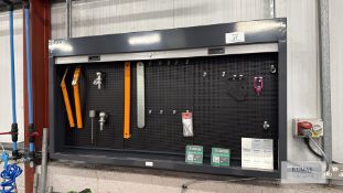 Beta Roller Shutter Front Tool Storage Cupboard with Tools As Pictured