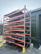 Quantity of Steel Sheet Material As Pictured - Includes Racking