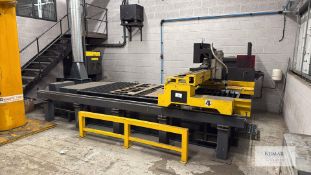 Ajan CNC OXY Plasma Cutting System with Ajan Precison Plasma 130A Generator & Ajan Dust section