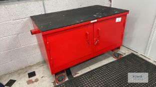 Make Unknown Mobile Lockable Twin Door Work Bench