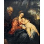 Altmeisterliche Kopie nach Anthonis van Dyck, Heilige Familie bei der Rast auf der Flucht nach Ägypt