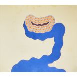 Rolf-Gunter Dienst, Organische Strukturen, "Momentetagebuch" von 1968, 2 Kreidezeichnungen