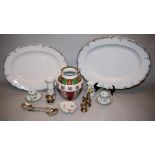 Slg. Markenporzellane Meißen, Herend u.a. und Tischsilber