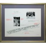 Wolf Vostell, TV Ochsen (Environment 1964/70 Für die Ausstellung Happening Fluxus, Köln), signierte