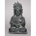 Bronzeplastik einer Beamtengottheit, Ming-Zeit, China 16./17. Jh.