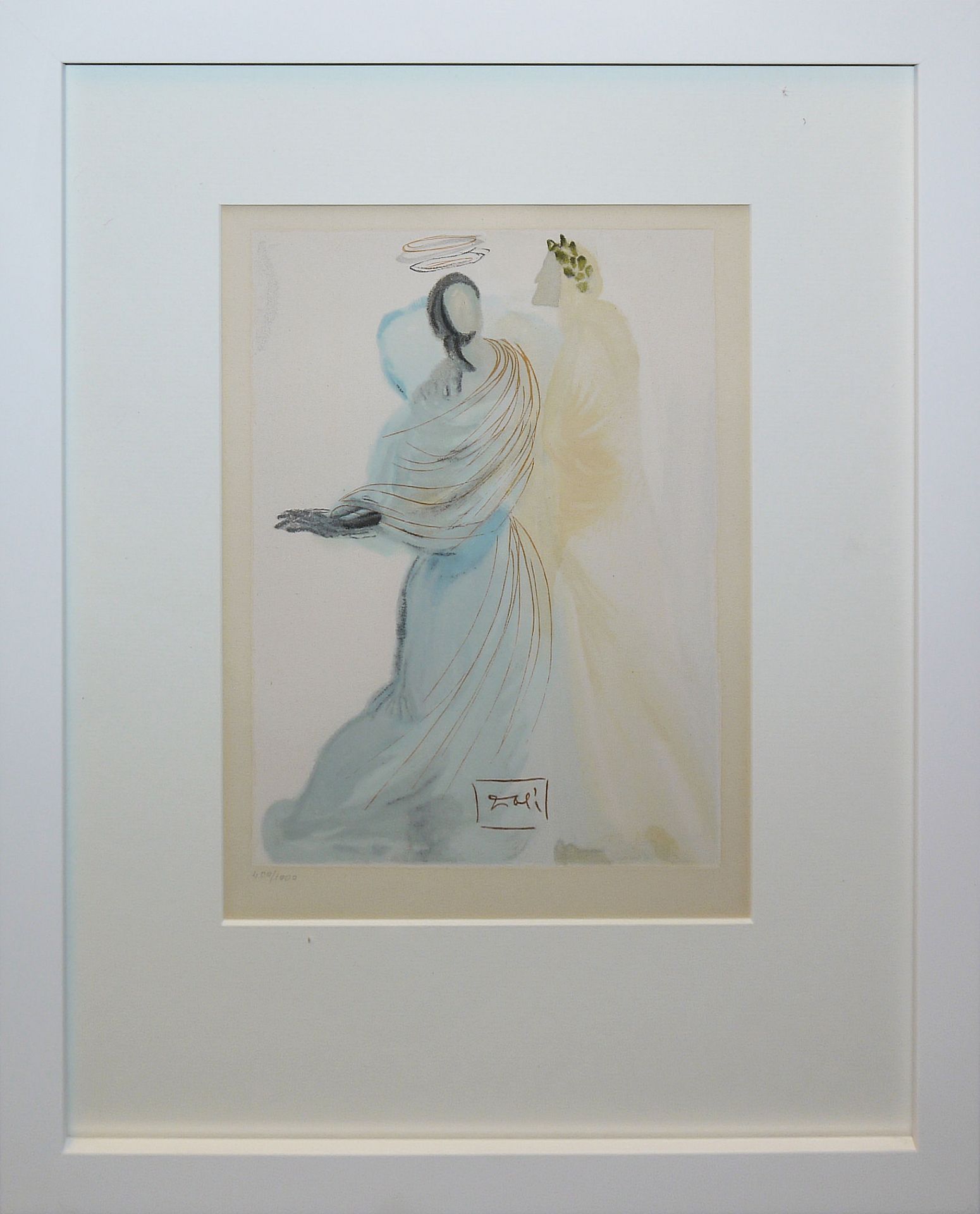 Salvador Dalí, Die Göttliche Komödie, 4 Farbholzschnitte, galeriegerahmt - Bild 3 aus 4