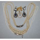 Sammlung feiner alter Schmuck, 19.Jh.- frühes 20. Jh.