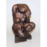 Rudolf Schwaiger, Bronzeplastik "Quellnymphe" von 1974